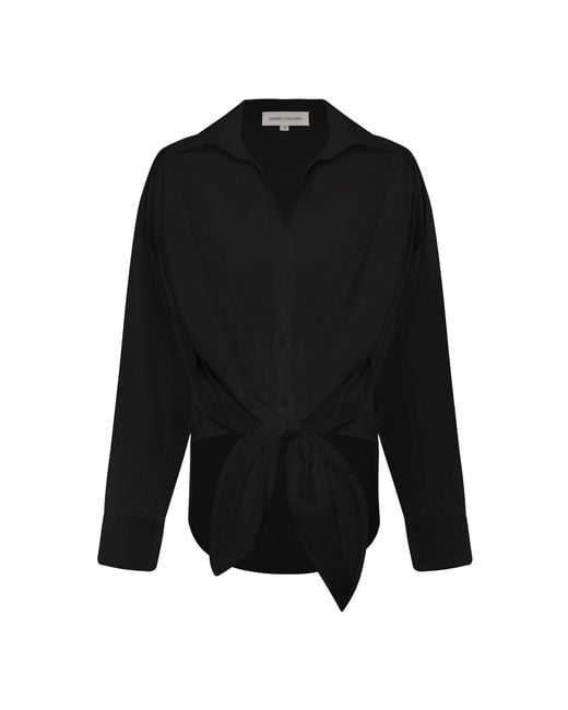 ANDRES OTALORA Black Una Pausa Cotton Shirt