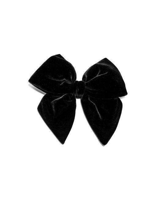 Emm Kuo Black Oversized Velvet Bow