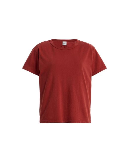 Leset Red The Margo Cotton T-Shirt