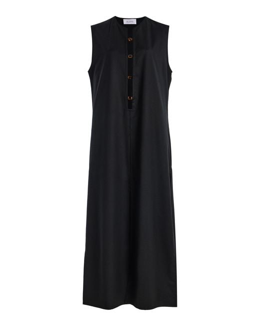 Sloan Black Exclusive The Summer Wool Split Tunic