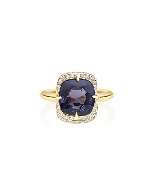 Yi Collection Blue 18K Diamond And Spinel Aurora Ring