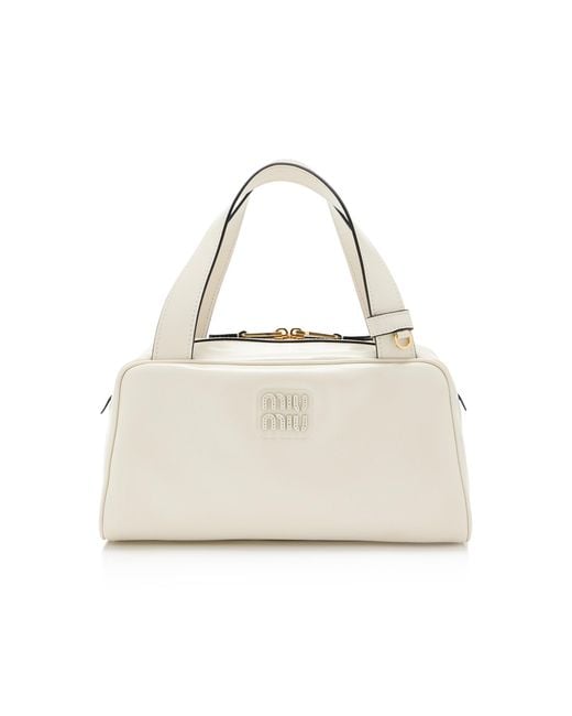 Miu Miu Natural Leather Shoulder Bag