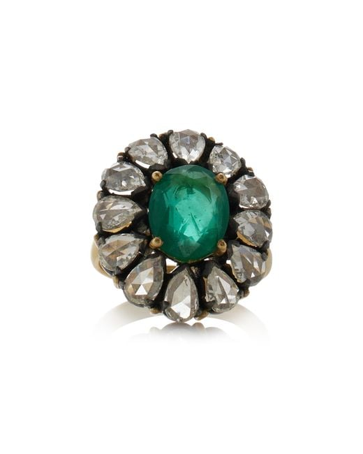 Amrapali Green One-of-a-kind Rajasthan Emerald, Diamond Ring