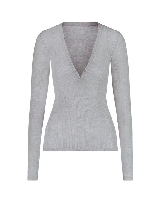 NEGATIVE Natural Whipped Henley Top