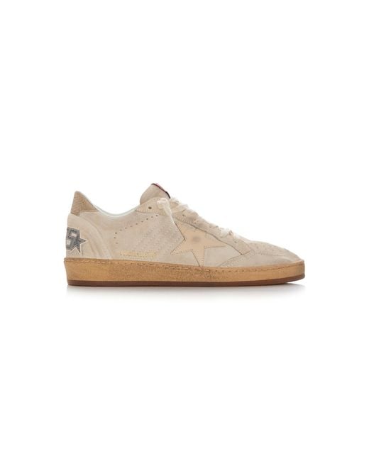 Golden Goose Deluxe Brand Natural Ball Star Suede Sneakers