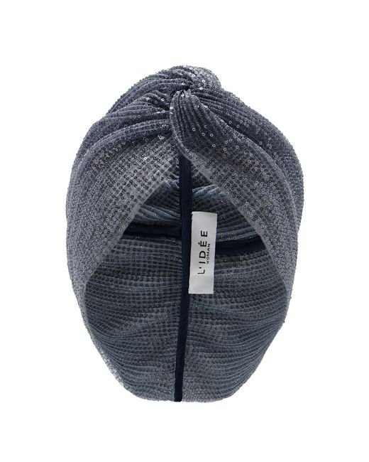 L'idée Blue Sequin Cap