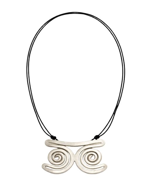 CANO Metallic Numa Leather Necklace