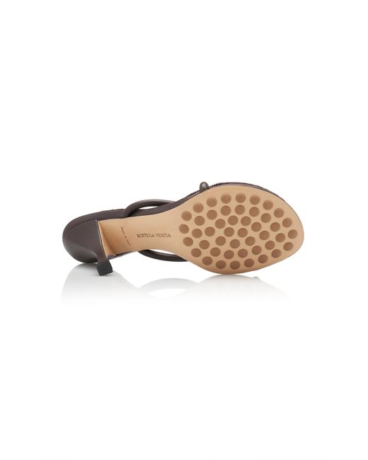Bottega Veneta Brown Blink Jute-trimmed Leather Sandals