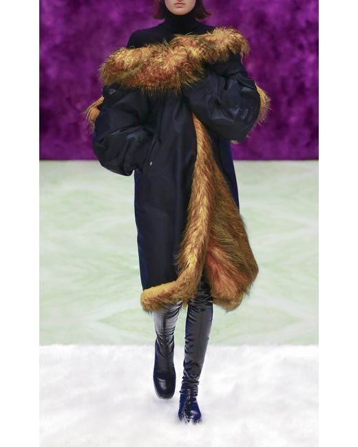 prada faux fur