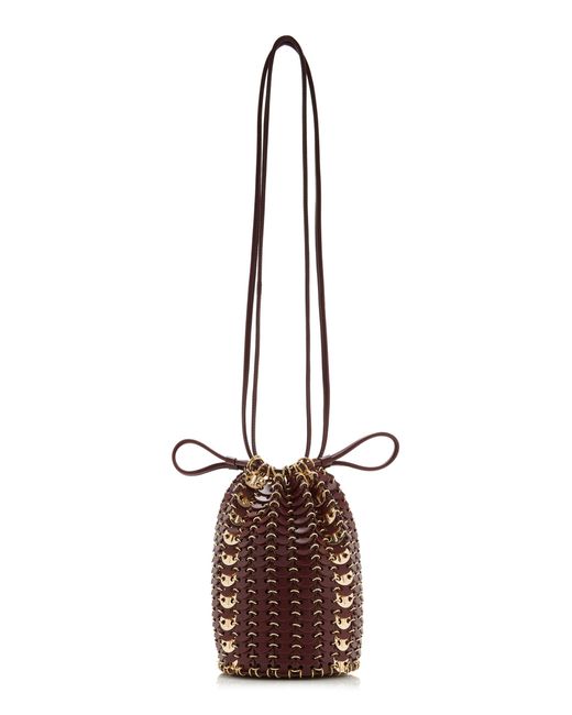 Rabanne Red Leather Chainmail Pouch