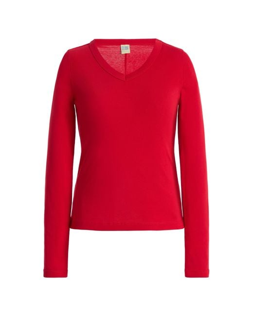 Flore Flore Red Jill Cotton T-Shirt