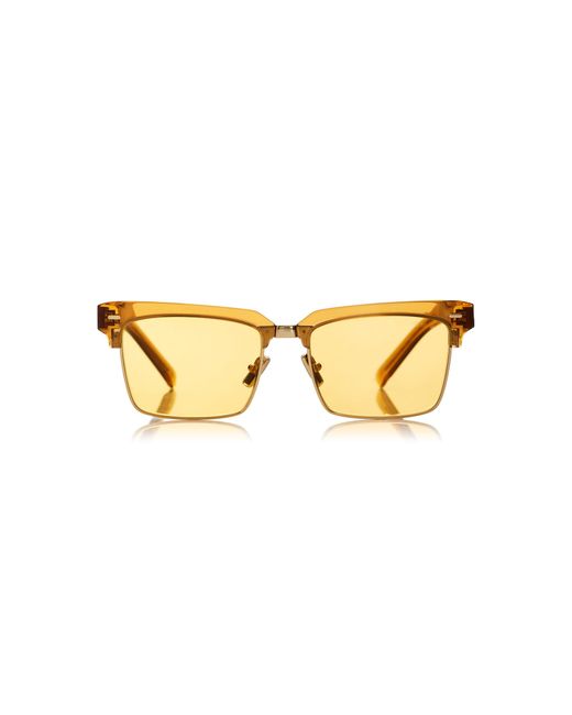 Miu Miu Metallic Square-frame Acetate Sunglasses