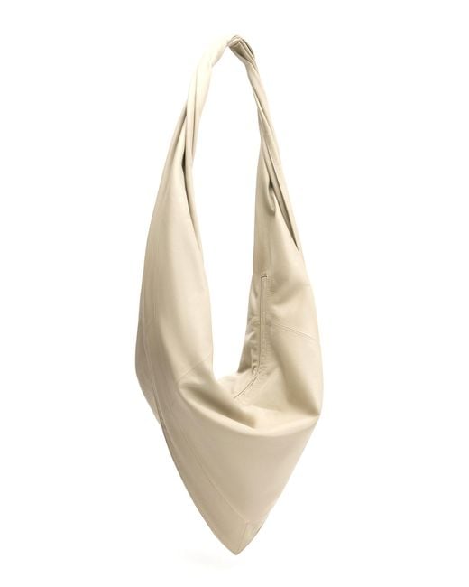 Lemaire Metallic Scarf Leather Bag