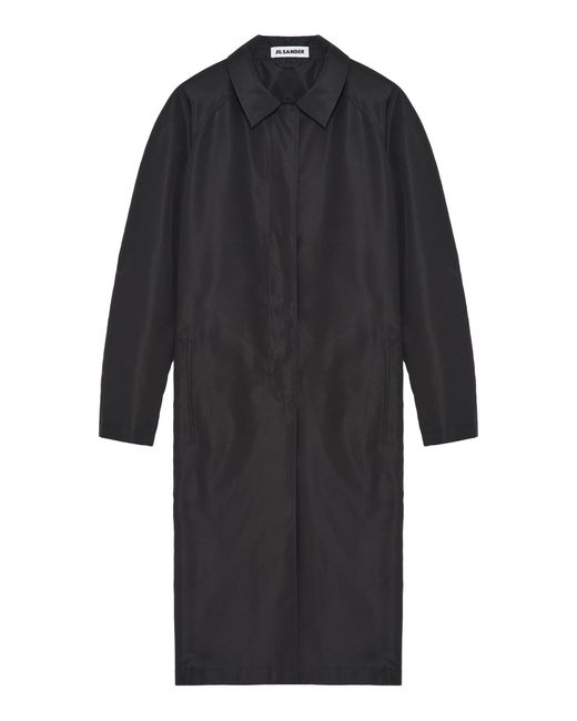 Jil Sander Black Silk-Blend Jacket