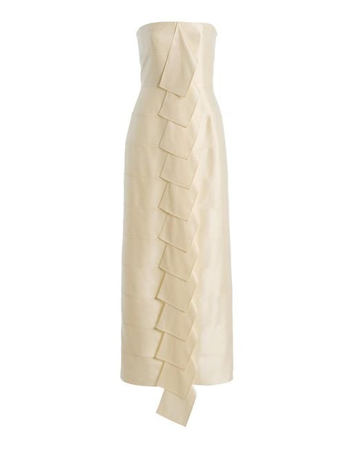 Heirlome White Exclusive Lida Silk Dress