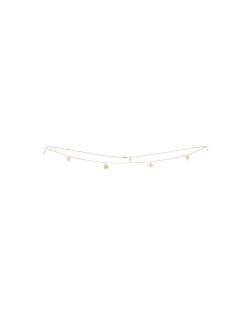 Sydney Evan Black Exclusive 14k Yellow Gold Belly Chain