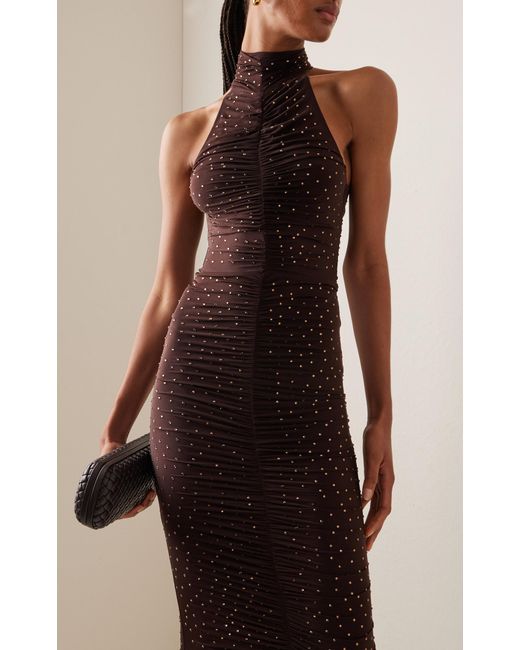 green emerald velvet dress Space Dyed Dress, L