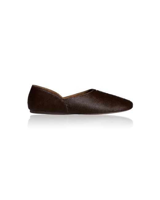 Khaite Brown Jane Flat