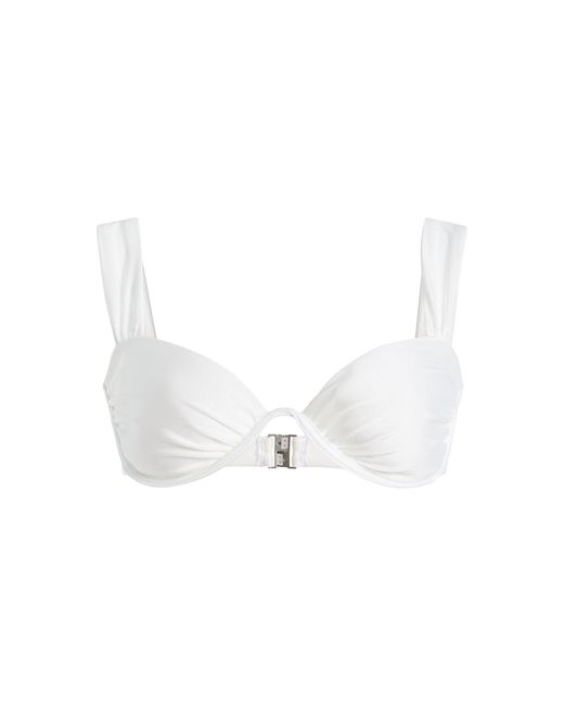 Jonathan Simkhai White Anniston Bikini Top