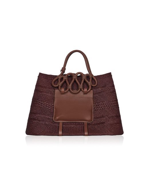 Johanna Ortiz Brown Ritual De Verano Beach Bag