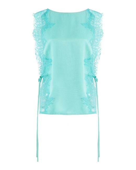 Third Form Blue Exclusive Affinity Lace Camisole Top