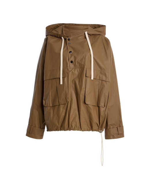 Twp Natural Rain Check Canvas Jacket
