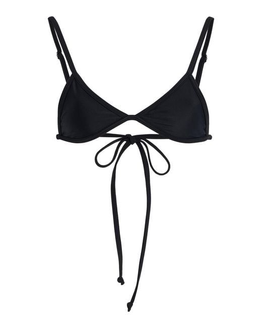 Mare Perpetua Black Shadow Bikini Top