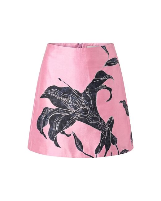 ROAME. Pink Marcy Mini Skirt