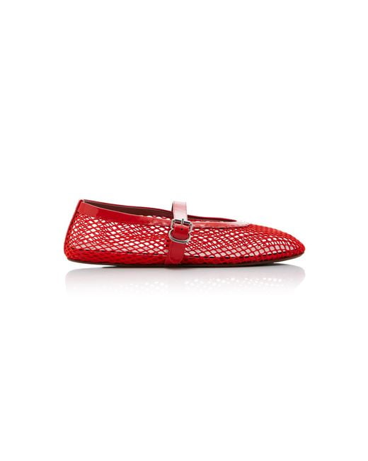 Alaïa Red Ballerina Flat