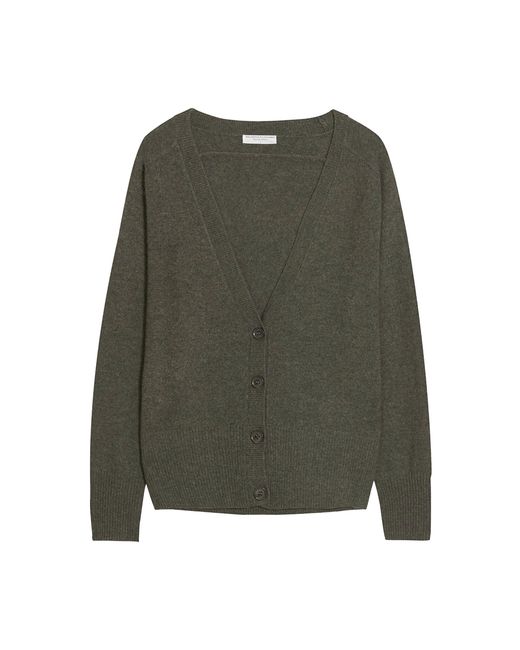 Majestic Filatures Green Cashmere Cardigan