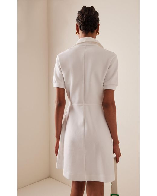 Moncler White Cotton-blend Dress
