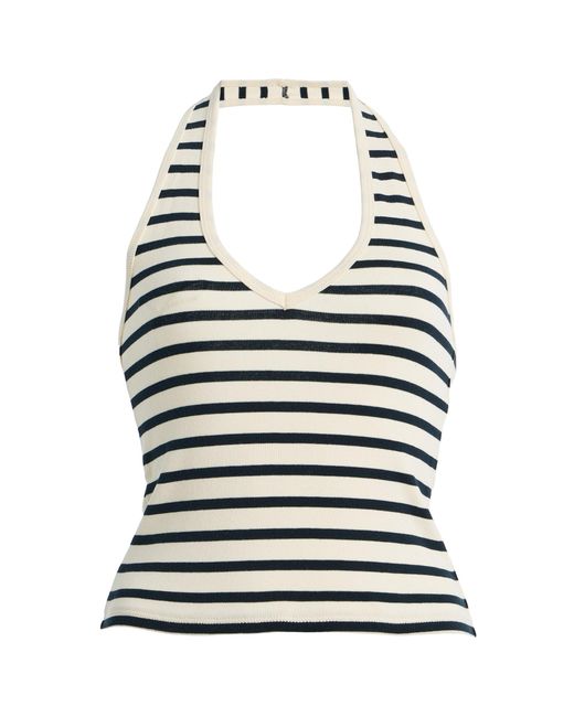 Nili Lotan Multicolor Britt Cotton Halter Top