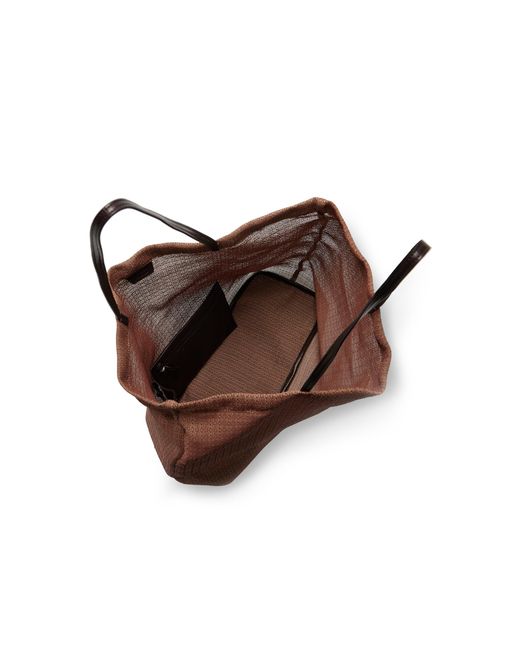 The Row Brown Barn Oversized Woven Tote Bag