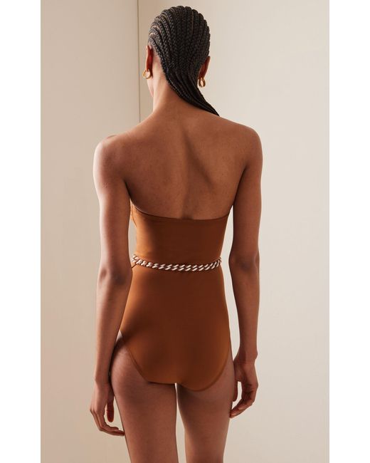 Eres Brown Majorette One-piece Swimsuit