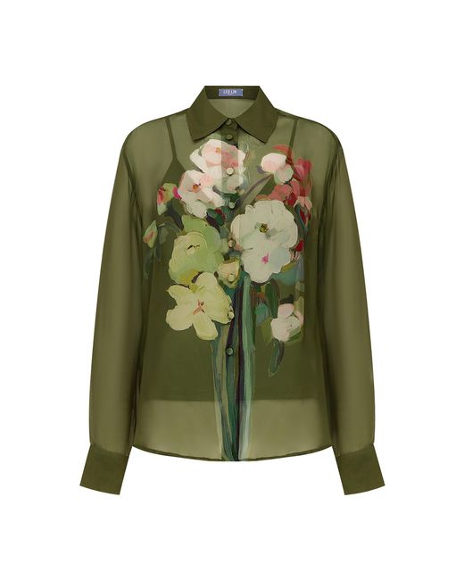 LEO LIN Green Cassia Shirt