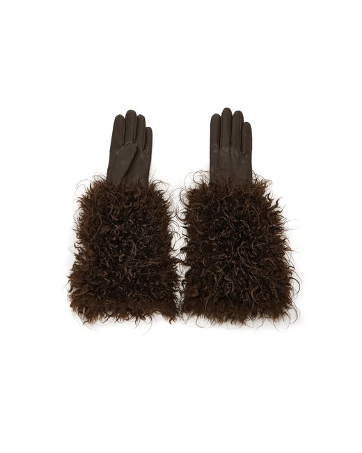 Apparis Black Robi Mongolian Gloves