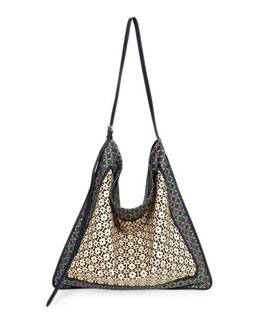 Dries Van Noten Multicolor Silk Foulard Tote Bag