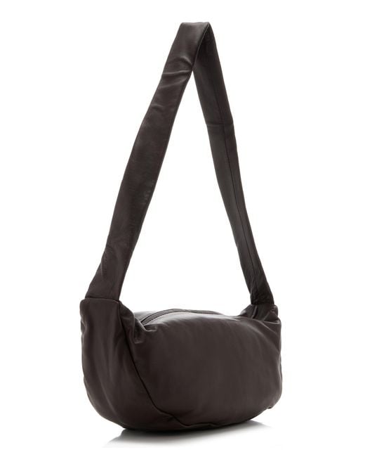 St. Agni Black Crescent Leather Bag