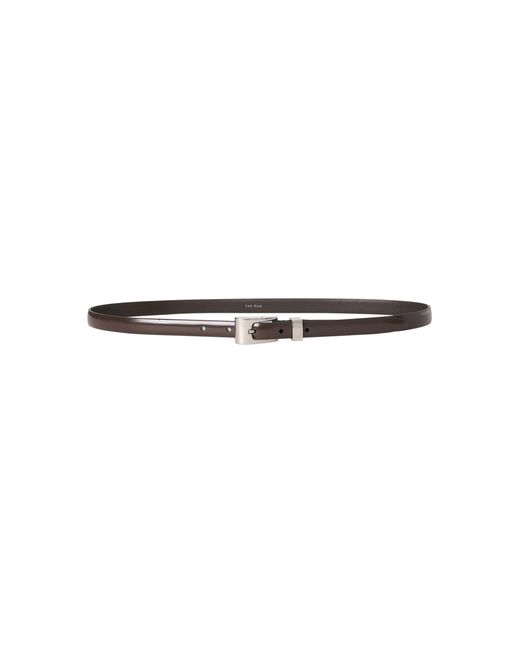 The Row Brown Downtown Leather Belt