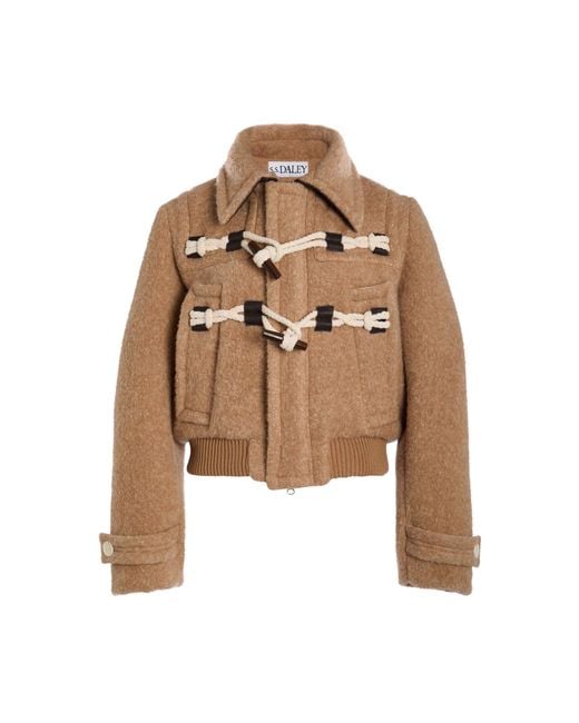 S.S.Daley Natural Duffle Cashmere-Blend Jacket