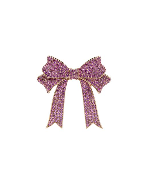 Ashna Mehta Purple Bow 18K Sapphire Bag Charm