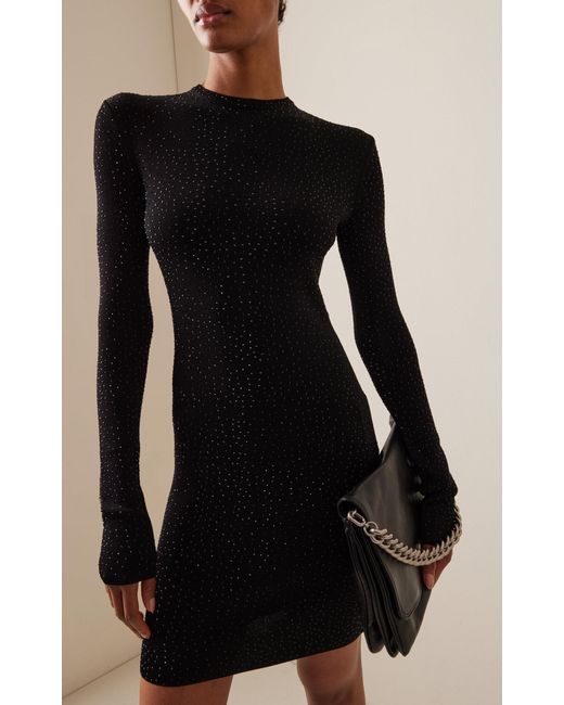 Balenciaga Black Knit Mini Dress