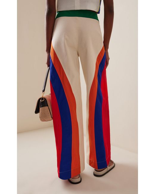 Rosie Assoulin White Exclusive Cotton Wide-leg Pants