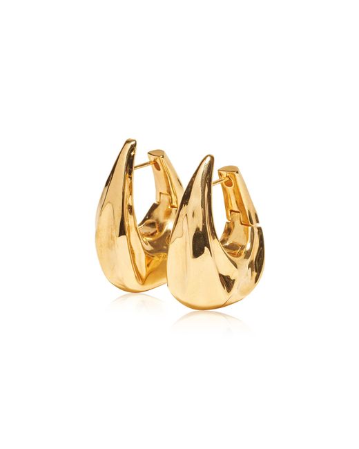 Khaite Metallic Olivia Medium 18k Gold-plated Earrings