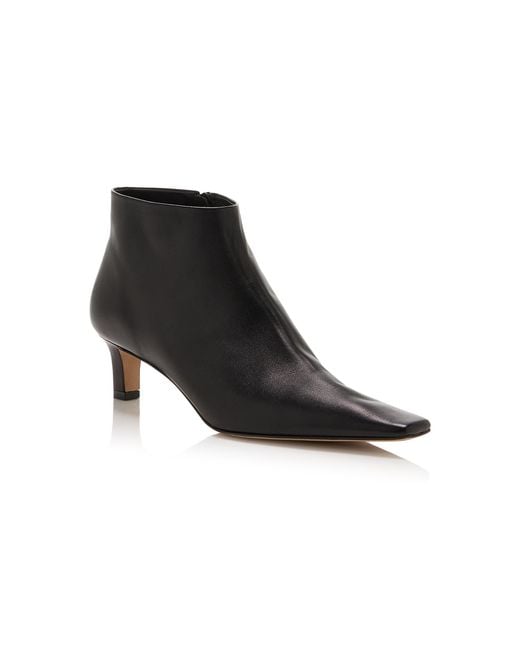 The Row Black Carla Leather Boots
