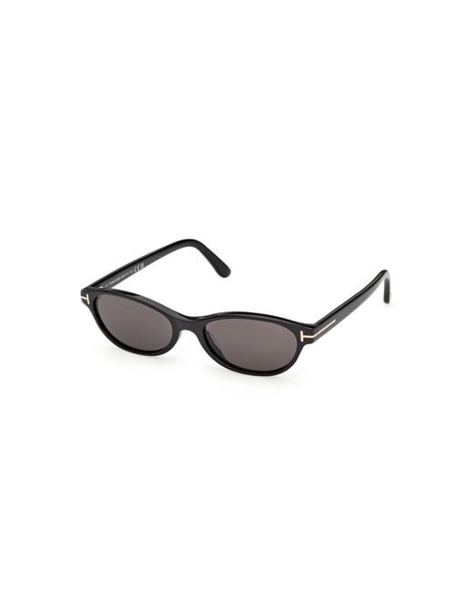 Tom Ford Black Chloe Cat-Eye Acetate Sunglasses