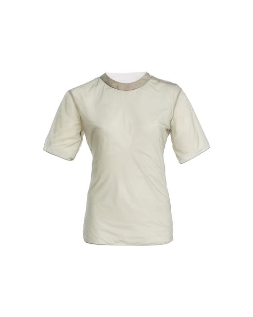 Brandon Maxwell White The Andrea Double-Layered Fitted T-Shirt