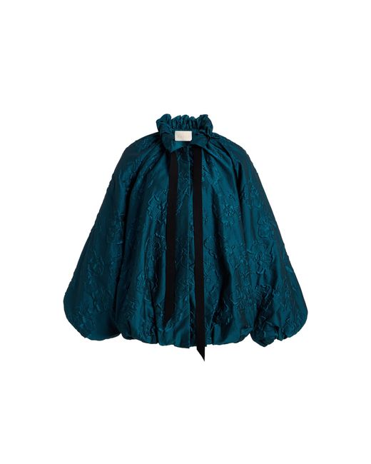 Ulla Johnson Blue Roux Ruffled Jacket