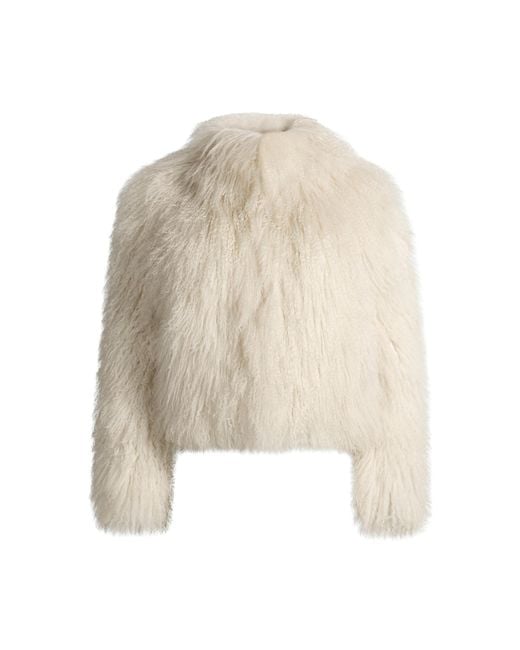 DUCIE Natural Rochelle Shearling Jacket