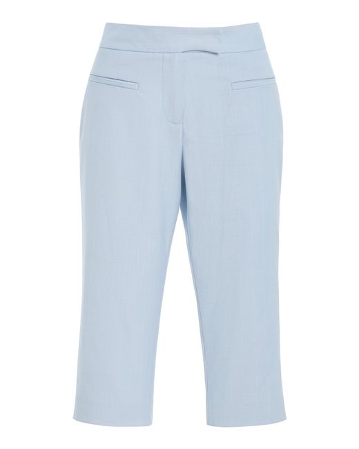 LAQUAN SMITH Blue Pinstripe Capris
